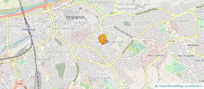 localisation de l'entreprise MONSIEUR OMAR BOUJLIKH  PERPIGNAN