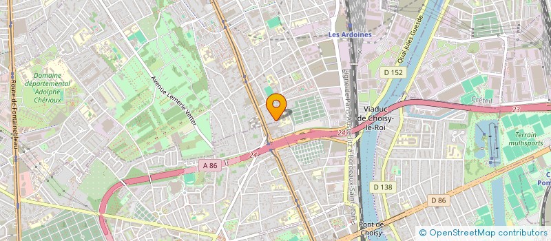 localisation de l'entreprise MONSIEUR OMAR BOULTACHE  VITRY-SUR-SEINE