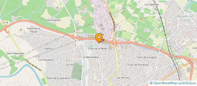 localisation de l'entreprise MONSIEUR OMAR BOUMLID  BEZIERS