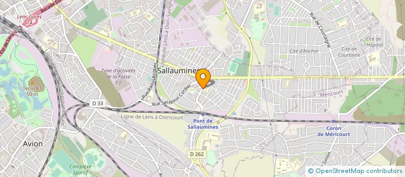 localisation de l'entreprise MONSIEUR OMAR BOUTAYEB  SALLAUMINES