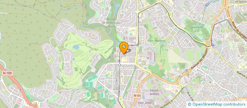 localisation de l'entreprise MONSIEUR OMAR BRIKICH  MONTPELLIER