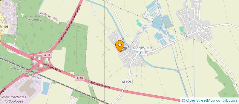 localisation de l'entreprise MONSIEUR OMAR CAMARA  MAGNY-SUR-TILLE