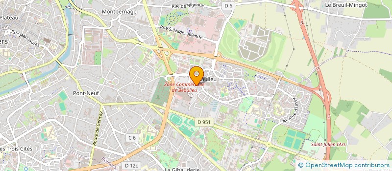 localisation de l'entreprise MONSIEUR OMAR CHAIBI à POITIERS
