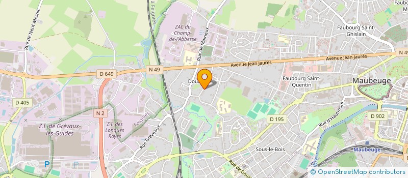 localisation de l'entreprise MONSIEUR OMAR CHAIKHALI  MAUBEUGE