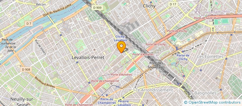 localisation de l'entreprise MONSIEUR OMAR CHALAL à LEVALLOIS-PERRET