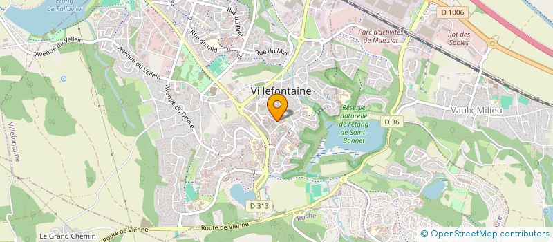 localisation de l'entreprise MONSIEUR OMAR CHAMOUT  VILLEFONTAINE