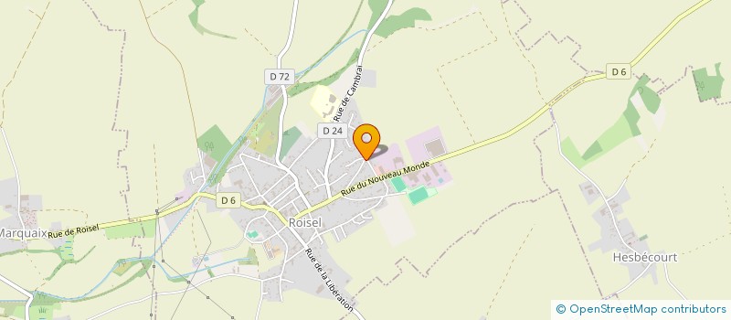 localisation de l'entreprise MONSIEUR OMAR CHEKIKENE  ROISEL