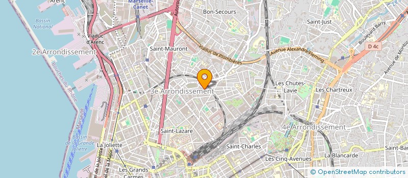localisation de l'entreprise MONSIEUR OMAR CHENOURI à MARSEILLE