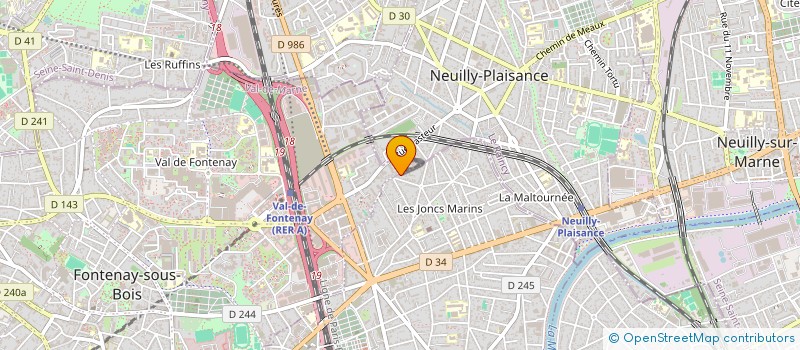 localisation de l'entreprise MONSIEUR OMAR CHIKH  LE PERREUX-SUR-MARNE