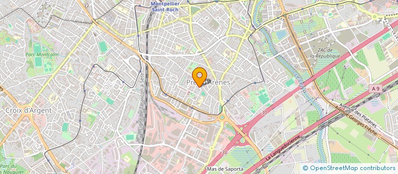 localisation de l'entreprise MONSIEUR OMAR CHNIT à MONTPELLIER