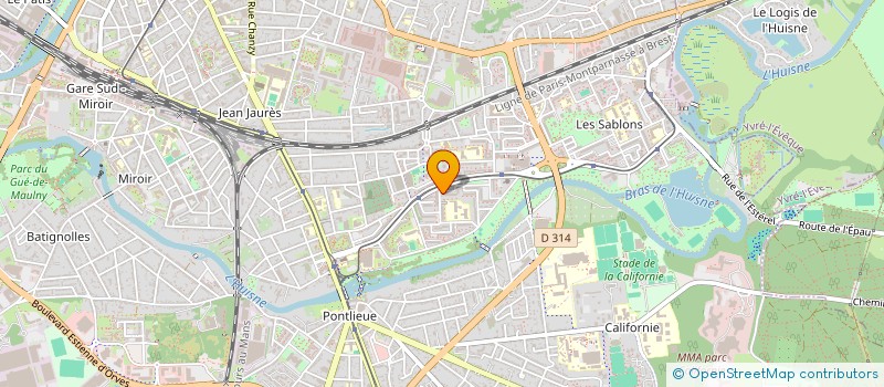 localisation de l'entreprise MONSIEUR OMAR CHOUAIB à LE MANS