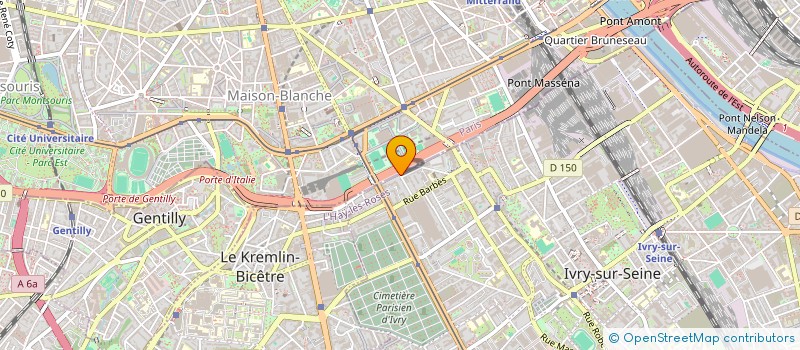 localisation de l'entreprise MONSIEUR OMAR CHOUIKHA  IVRY SUR SEINE