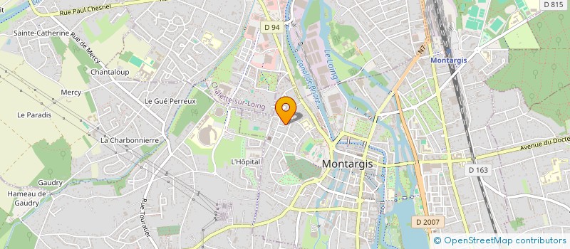 localisation de l'entreprise MONSIEUR OMAR CISSOKHO à MONTARGIS
