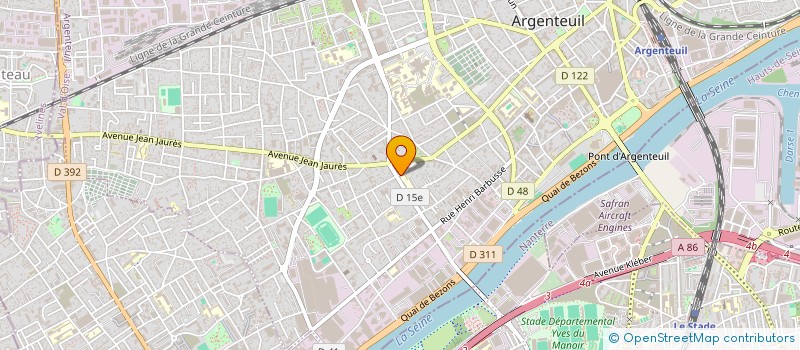 localisation de l'entreprise MONSIEUR OMAR DAKHOUCH  ARGENTEUIL