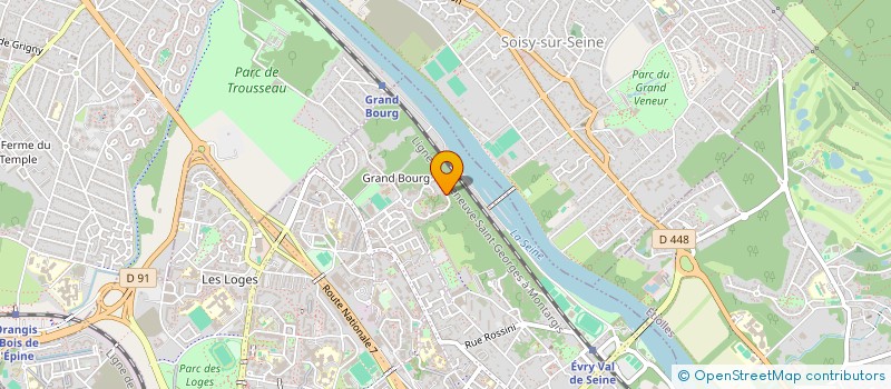 localisation de l'entreprise MONSIEUR OMAR DAOUDI  EVRY-COURCOURONNES