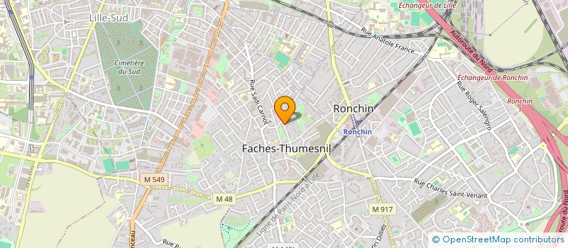 localisation de l'entreprise MONSIEUR OMAR DAOUDI  FACHES-THUMESNIL