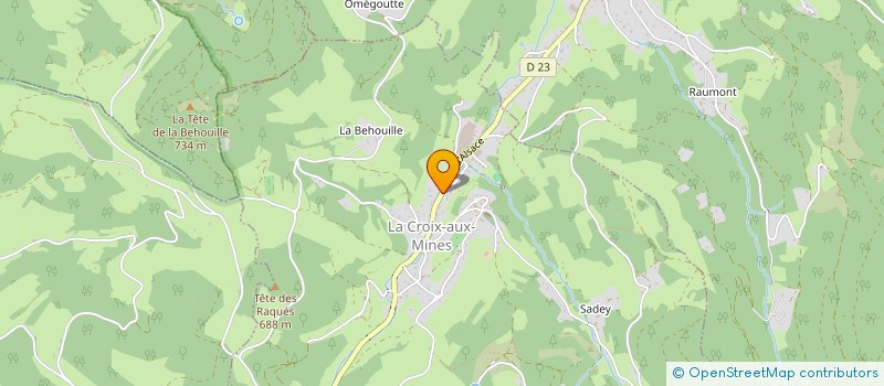 localisation de l'entreprise MONSIEUR OMAR DARIR  LA CROIX-AUX-MINES