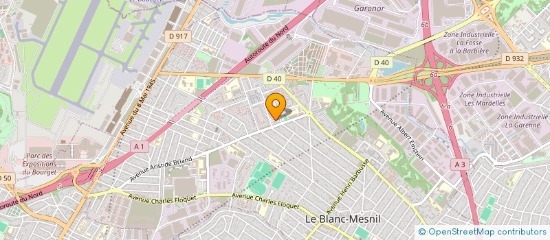 localisation de l'entreprise MONSIEUR OMAR DEH à LE BLANC-MESNIL
