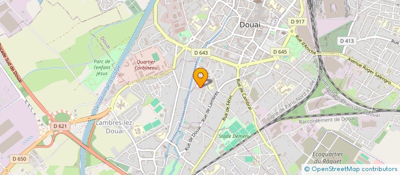 localisation de l'entreprise MONSIEUR OMAR DEHIL  DOUAI