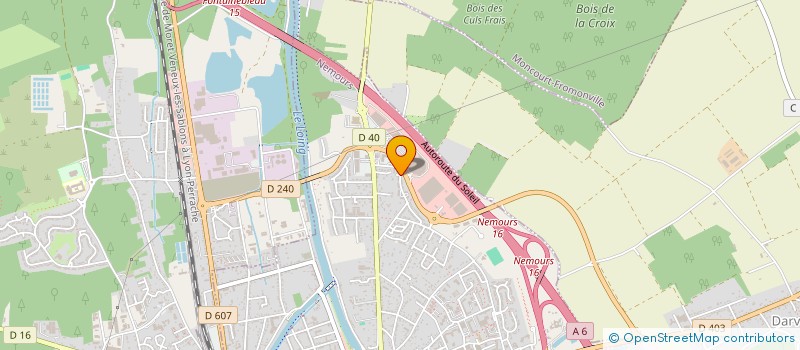 localisation de l'entreprise MONSIEUR OMAR DEROUICHE  NEMOURS