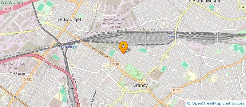 localisation de l'entreprise MONSIEUR OMAR DIA à DRANCY