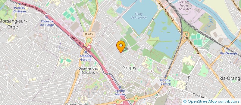 localisation de l'entreprise MONSIEUR OMAR DIHMANI  GRIGNY