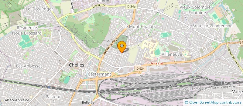 localisation de l'entreprise MONSIEUR OMAR DINAR  CHELLES