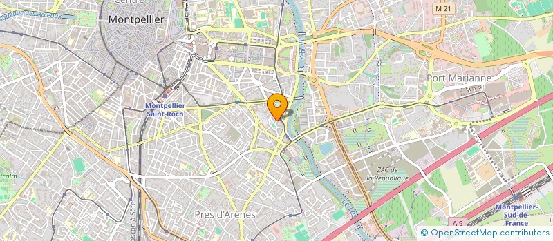 localisation de l'entreprise MONSIEUR OMAR DIOP à MONTPELLIER