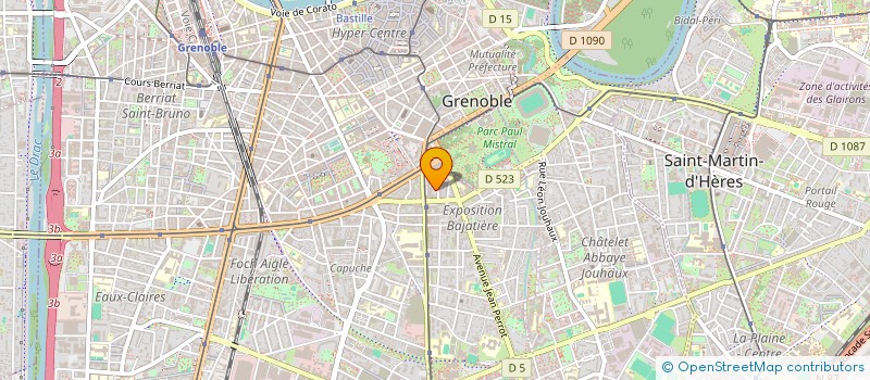 localisation de l'entreprise MONSIEUR OMAR DJELLAB  GRENOBLE