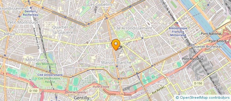 localisation de l'entreprise MONSIEUR OMAR DJELLAL  PARIS