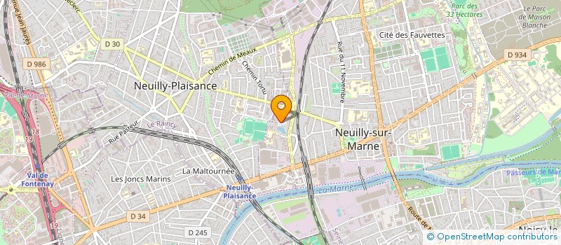 localisation de l'entreprise MONSIEUR OMAR DORANI  NEUILLY-SUR-MARNE