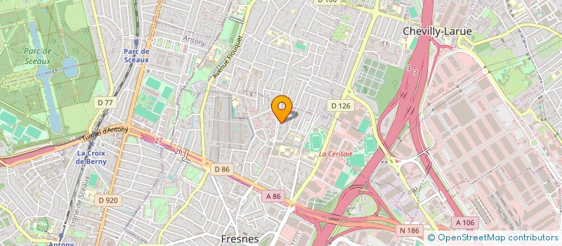 localisation de l'entreprise MONSIEUR OMAR DRIDI  FRESNES