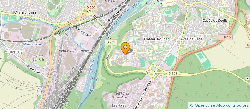 localisation de l'entreprise MONSIEUR OMAR EL ATRACH  CREIL