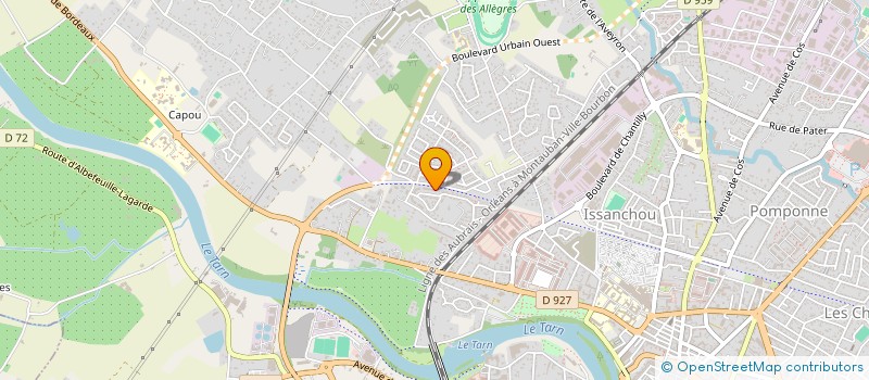 localisation de l'entreprise MONSIEUR OMAR EL GADI  MONTAUBAN