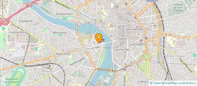 localisation de l'entreprise MONSIEUR OMAR EL GHISSASSI  TOULOUSE