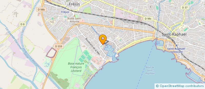 localisation de l'entreprise MONSIEUR OMAR EL HACHIMI à FREJUS