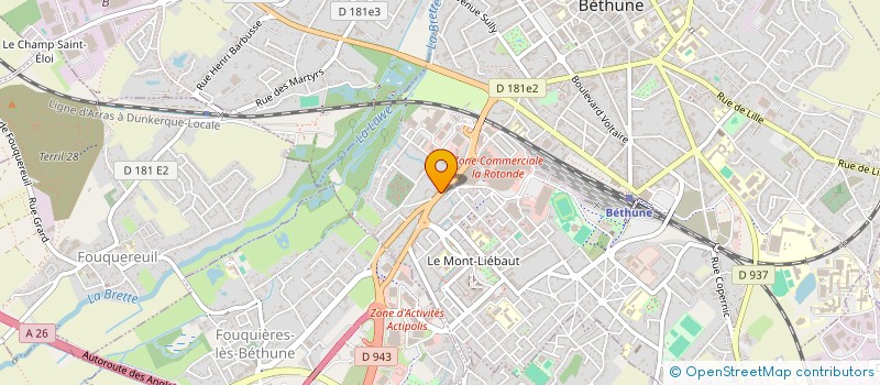localisation de l'entreprise MONSIEUR OMAR EL HAIZE à BETHUNE