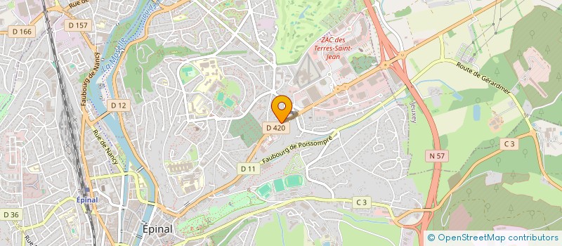 localisation de l'entreprise MONSIEUR OMAR EL JENDKAOUI  EPINAL