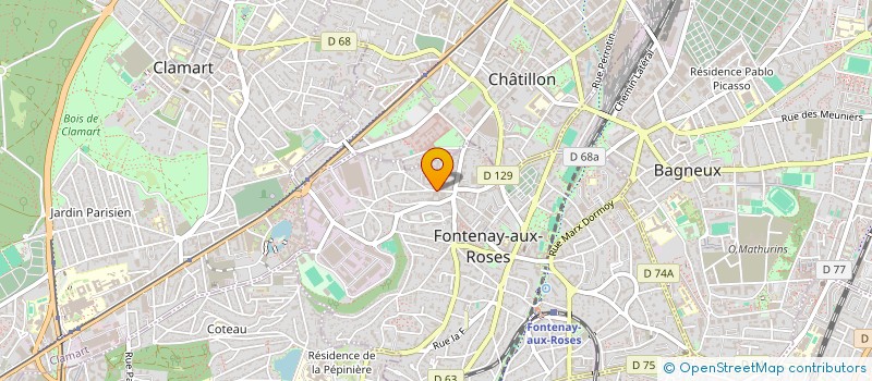 localisation de l'entreprise MONSIEUR OMAR EL KHATTABI à FONTENAY-AUX-ROSES