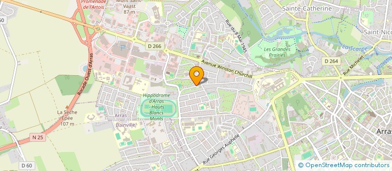 localisation de l'entreprise MONSIEUR OMAR EL MARCHOUHI à ARRAS