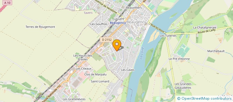 localisation de l'entreprise MONSIEUR OMAR EL OUALI à BEAUGENCY