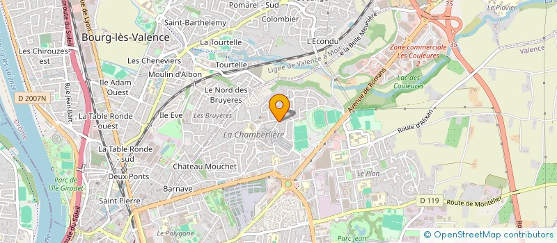 localisation de l'entreprise MONSIEUR OMAR EL OUARGHI  VALENCE