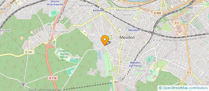 localisation de l'entreprise MONSIEUR OMAR ELHELW  MEUDON