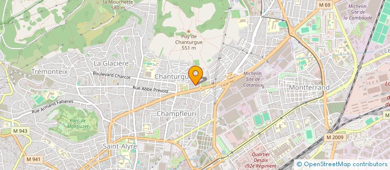 localisation de l'entreprise MONSIEUR OMAR ER RECHYDY  CLERMONT-FERRAND