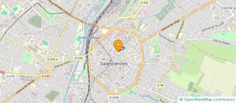 localisation de l'entreprise MONSIEUR OMAR ES-SBAA à VALENCIENNES