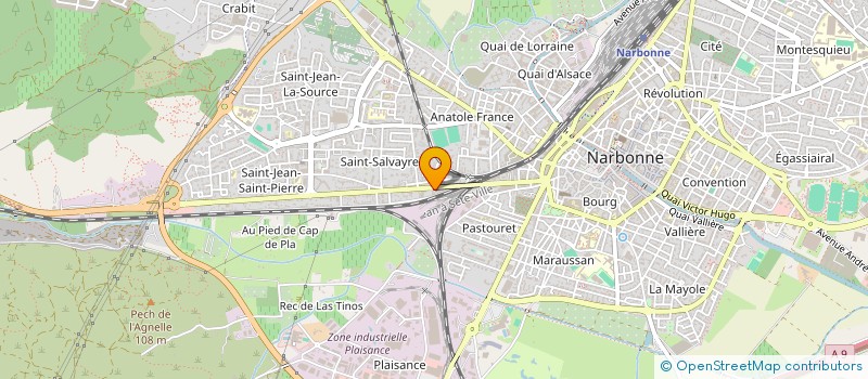 localisation de l'entreprise MONSIEUR OMAR FAHCHOUCH à NARBONNE