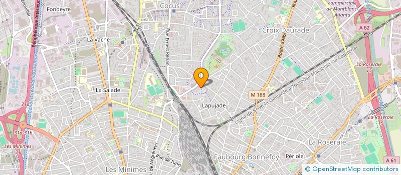 localisation de l'entreprise MONSIEUR OMAR-FAROUK BOUALEM  TOULOUSE