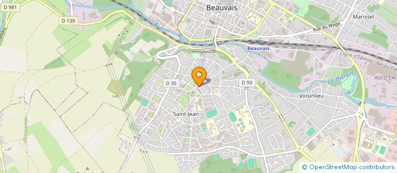 localisation de l'entreprise MONSIEUR OMAR FEKIR  BEAUVAIS