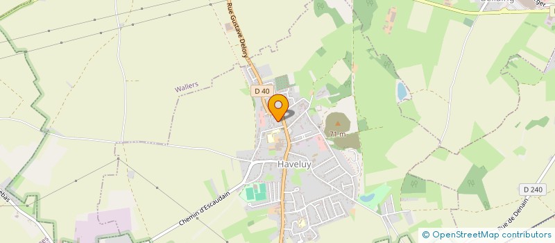 localisation de l'entreprise MONSIEUR OMAR FELLAH  HAVELUY