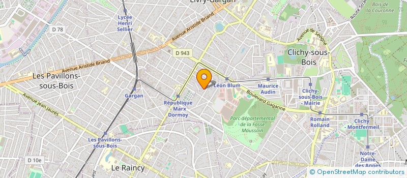 localisation de l'entreprise MONSIEUR OMAR FLITI à CLICHY-SOUS-BOIS